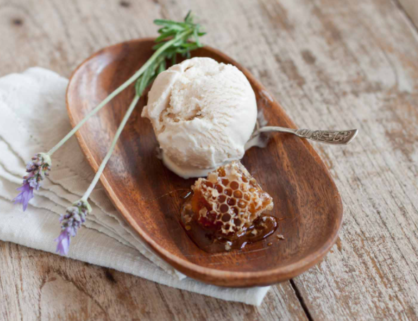 Nimble and Finns Ice Cream Display Honey and Lavender